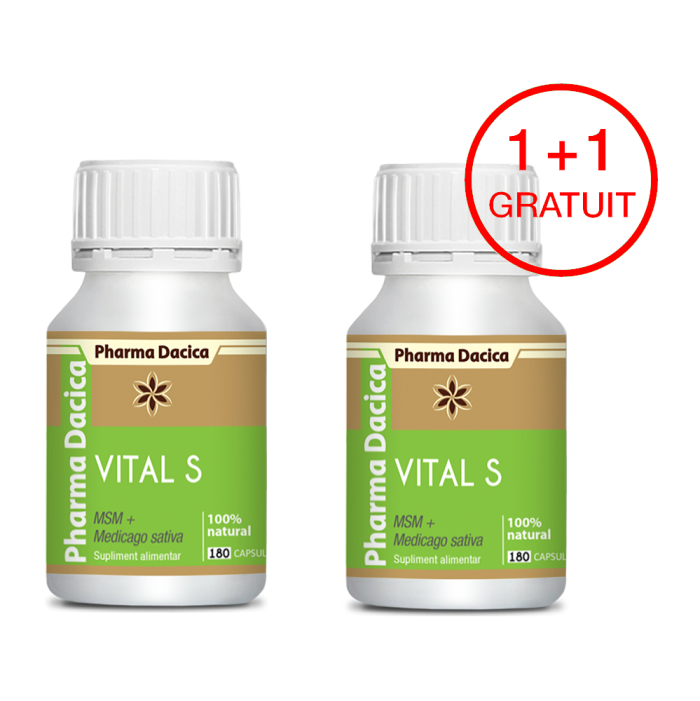 Vital S 1+1 Gratuit, 180 capsule x 2 - imagine 1