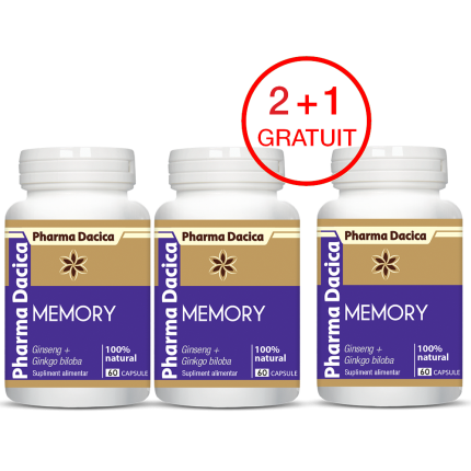 Memory 2+1 gratuit, 60 capsule