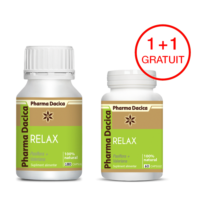 Relax, 180 capsule +  Relax, 60 capsule Gratuit - imagine 1