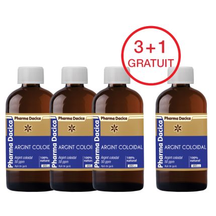 Argint Coloidal 3+1 Gratuit, 480 ml x 4