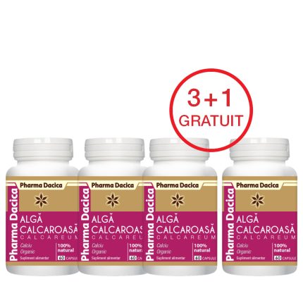 Algă Calcaroasă 3+1 Gratuit, 60 capsule x 4