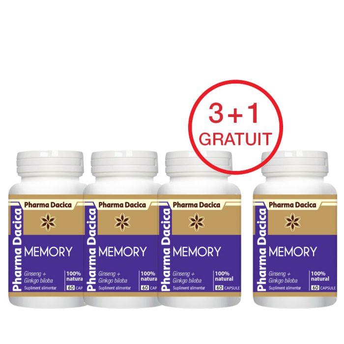 Memory 3+1 gratuit, 60 capsule x 4 - imagine 1
